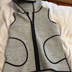Lululemon Athletica Gray Vest with Black Trim